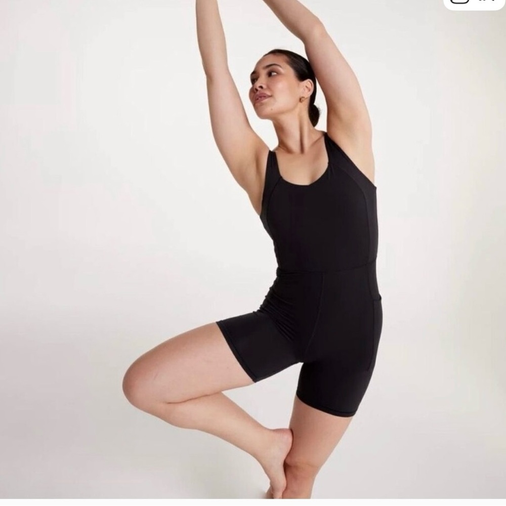 Brand new Calia underwood Black Sleeveless Athletic Romper